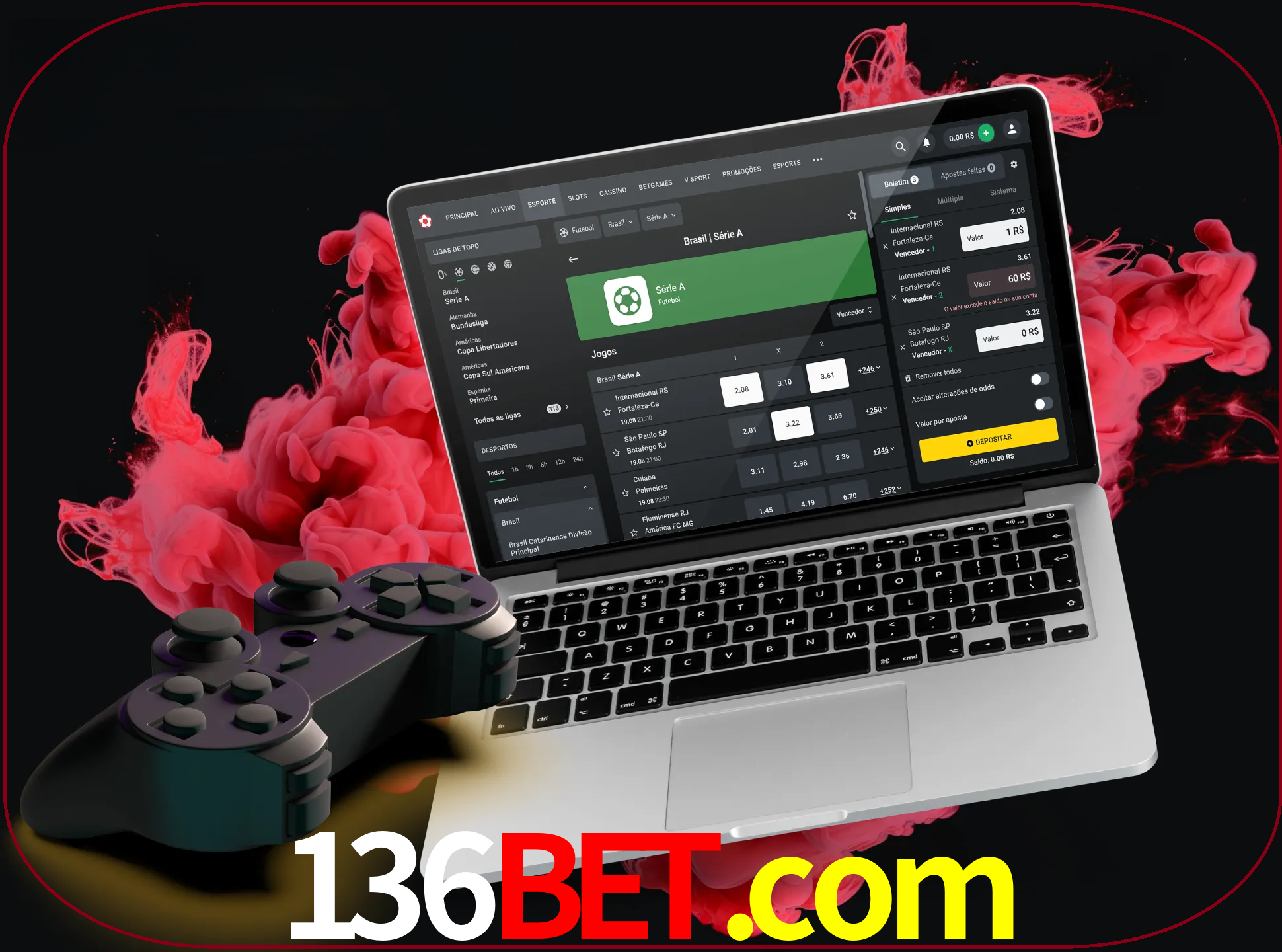 Visite a secção especial de jogos de vídeo em 136bet para descobrir em que jogos pode apostar e ganhar muito dinheiro.